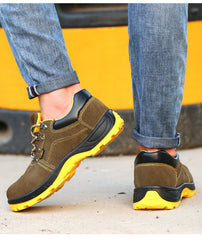 Unisex Comfortable And Lightweight All Season Safety Shoes Anti-smash Steel Toe Working Shoes Men Safety Boots