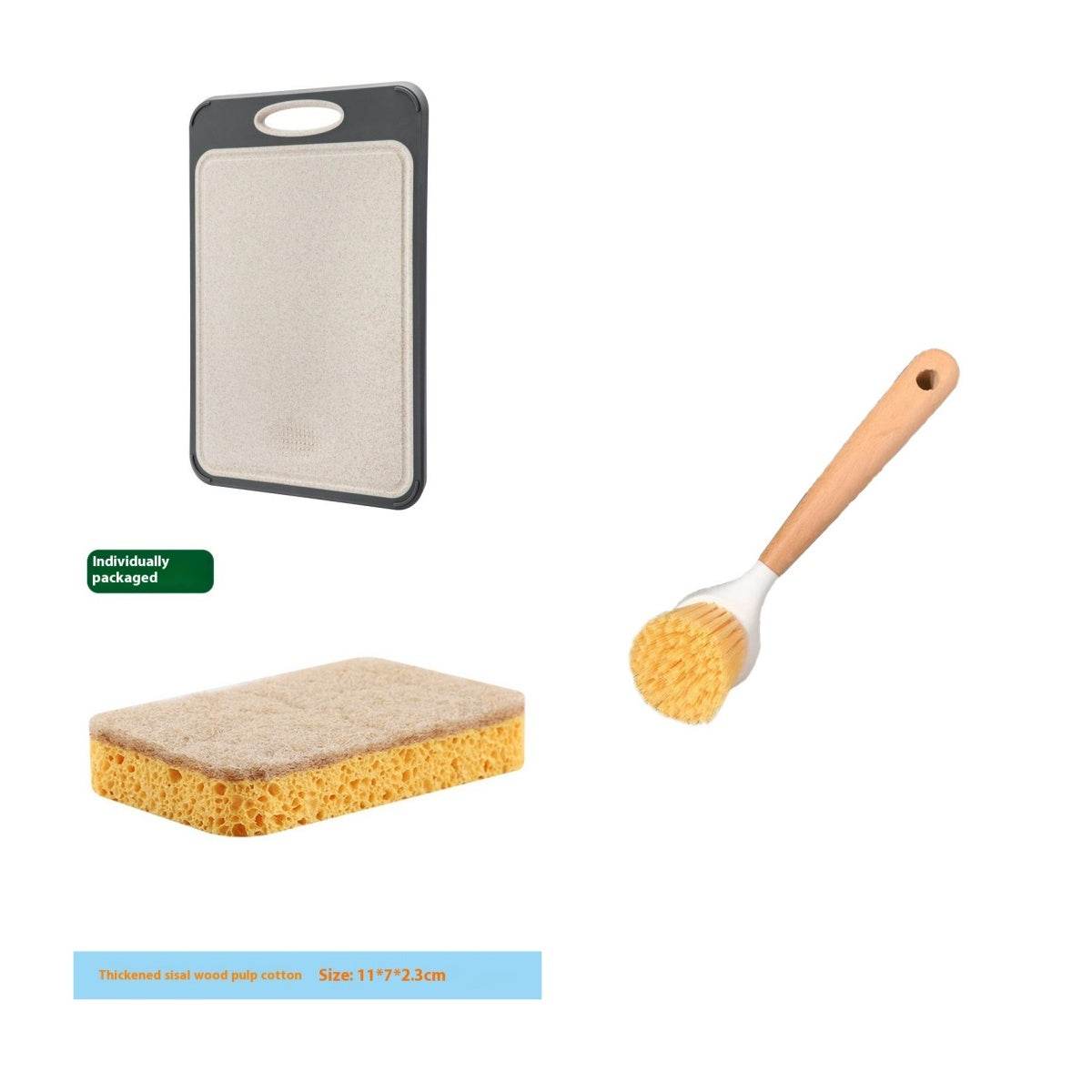 Kang Double-sided Stainless Steel Thickened Cutting Board - Mubimart