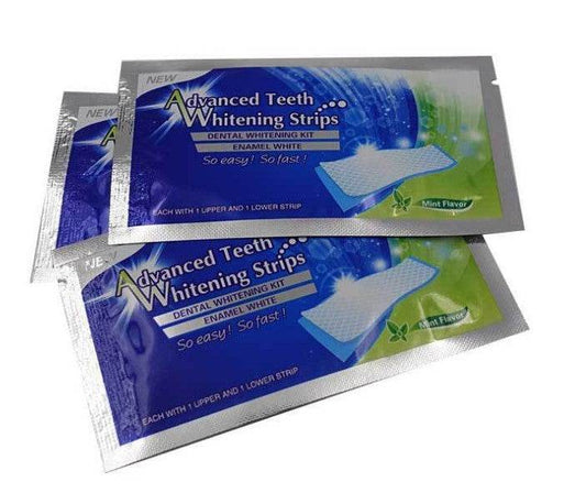 7 Pairs Of 14 WHITE Whitening Teeth Strips - Mubimart