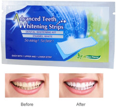 7 Pairs Of 14 WHITE Whitening Teeth Strips - Mubimart -  