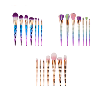 7 makeup brushes, makeup tools, diamond makeup brush foundation brush - Mubimart -  