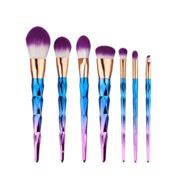 7 makeup brushes, makeup tools, diamond makeup brush foundation brush - Mubimart