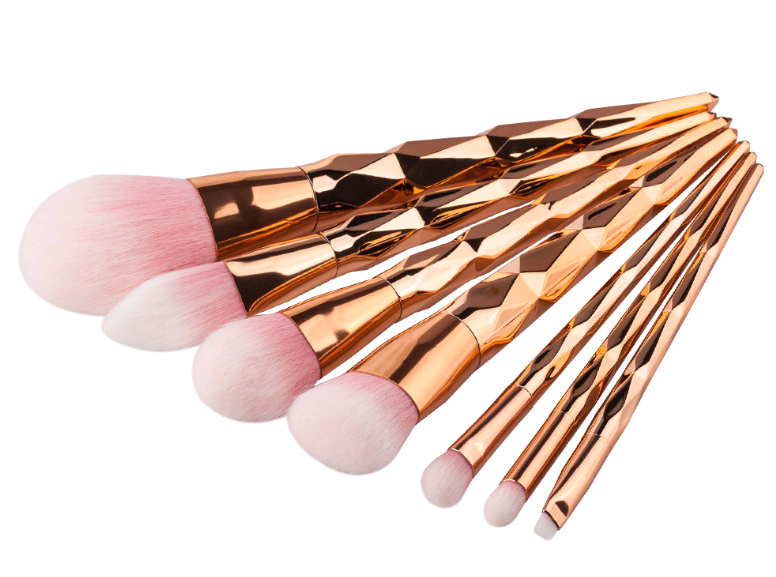 7 makeup brushes, makeup tools, diamond makeup brush foundation brush - Mubimart -  