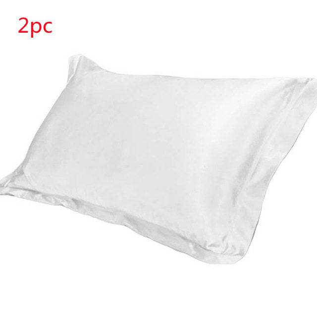 Pure Emulation Silk Satin Pillowcase Comfortable Pillowcase - Mubimart