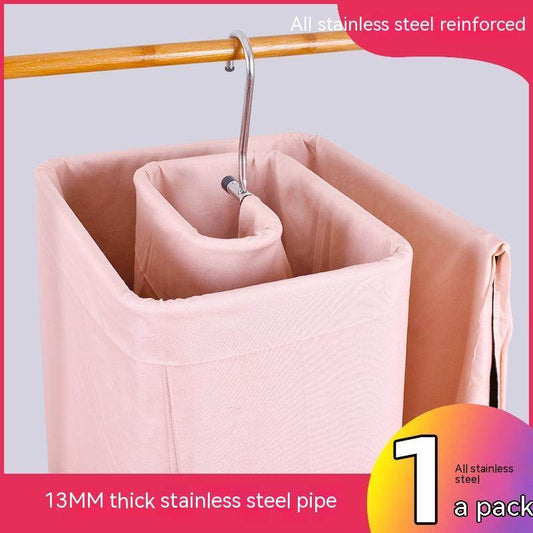 Stainless Steel Spiral Multi-functional Windproof Rotating Clothes Hanger - Mubimart