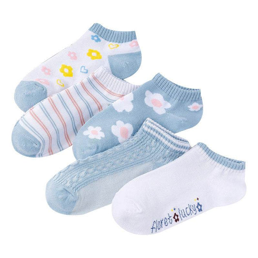 Women's Fashion Low Top Shallow Invisible Socks - Mubimart