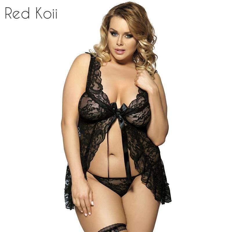 Hot Sale Sexy Outfit Underwear Plus Size Lingerie - Mubimart - Plus Size Lingerie 