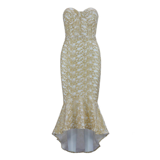 Fishtail MIDI dress - Mubimart