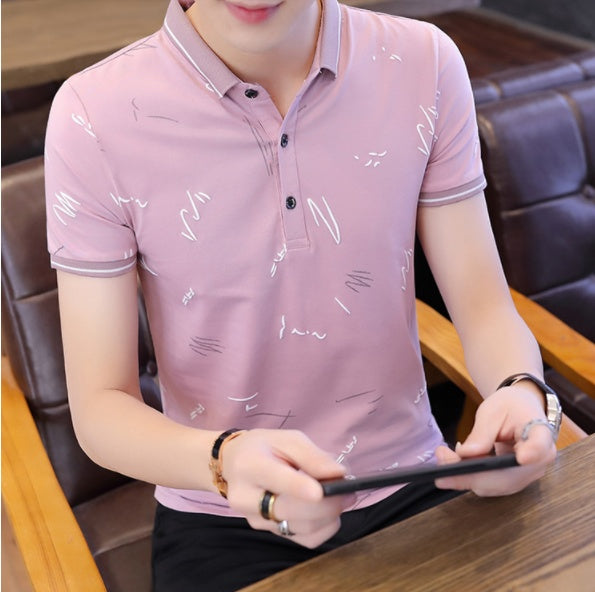 Men's thin polo shirt