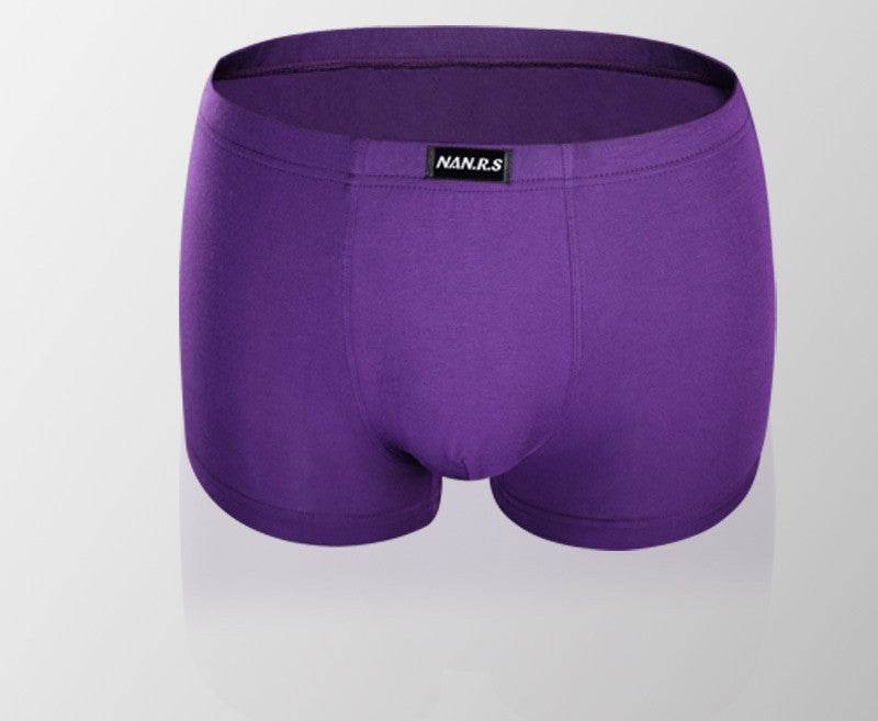 Men's Boxers Mid-waist Modal Boxers Youth Short Underpants - Mubimart
