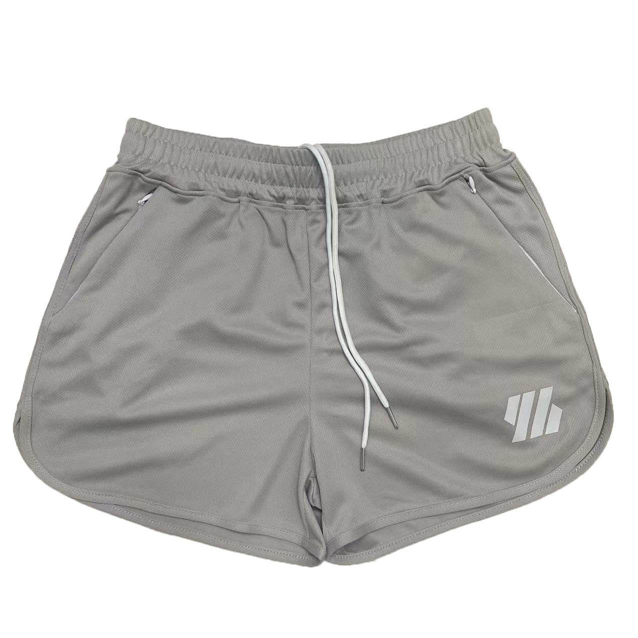 Summer Slim Fit Breathable Workout Shorts - Mubimart