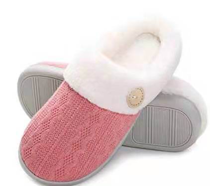 Slippers Confinement Shoes, Cotton Slippers European Size Wool Slippers - Mubimart