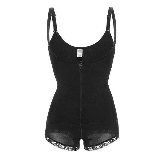 Belly reduction corset corset one-piece bodysuit - Mubimart