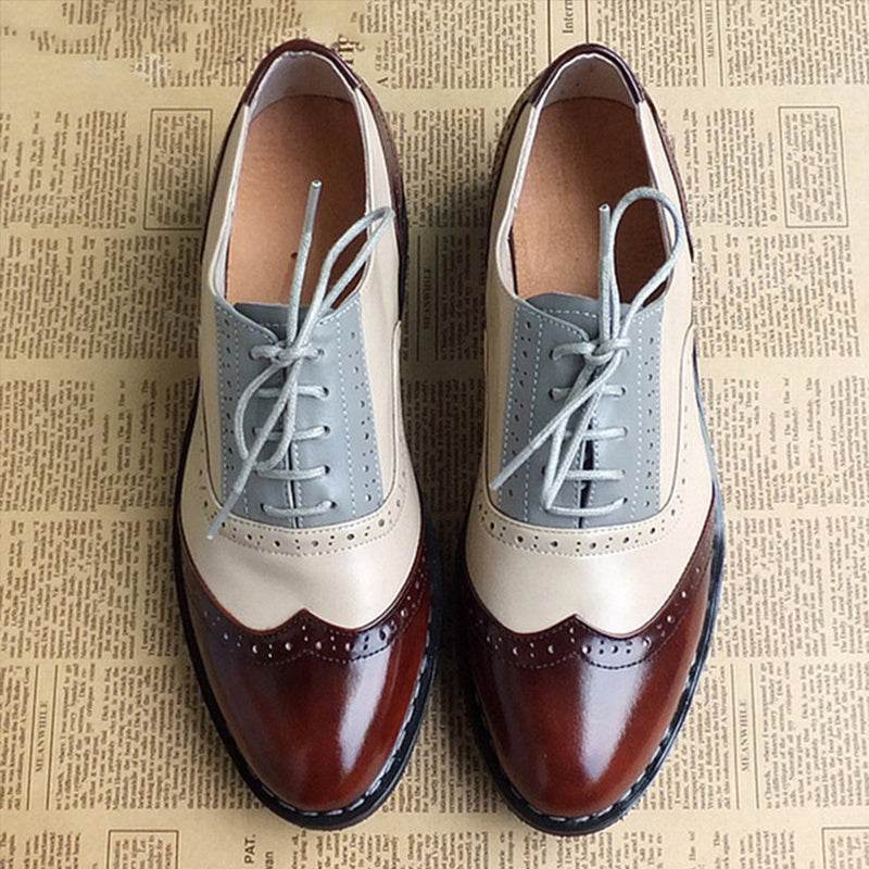 Women's spring Oxford shoes - Mubimart