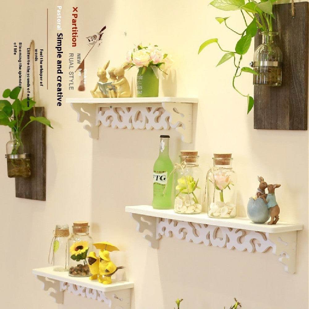 PVC Wall Shelf Punch-free - Mubimart