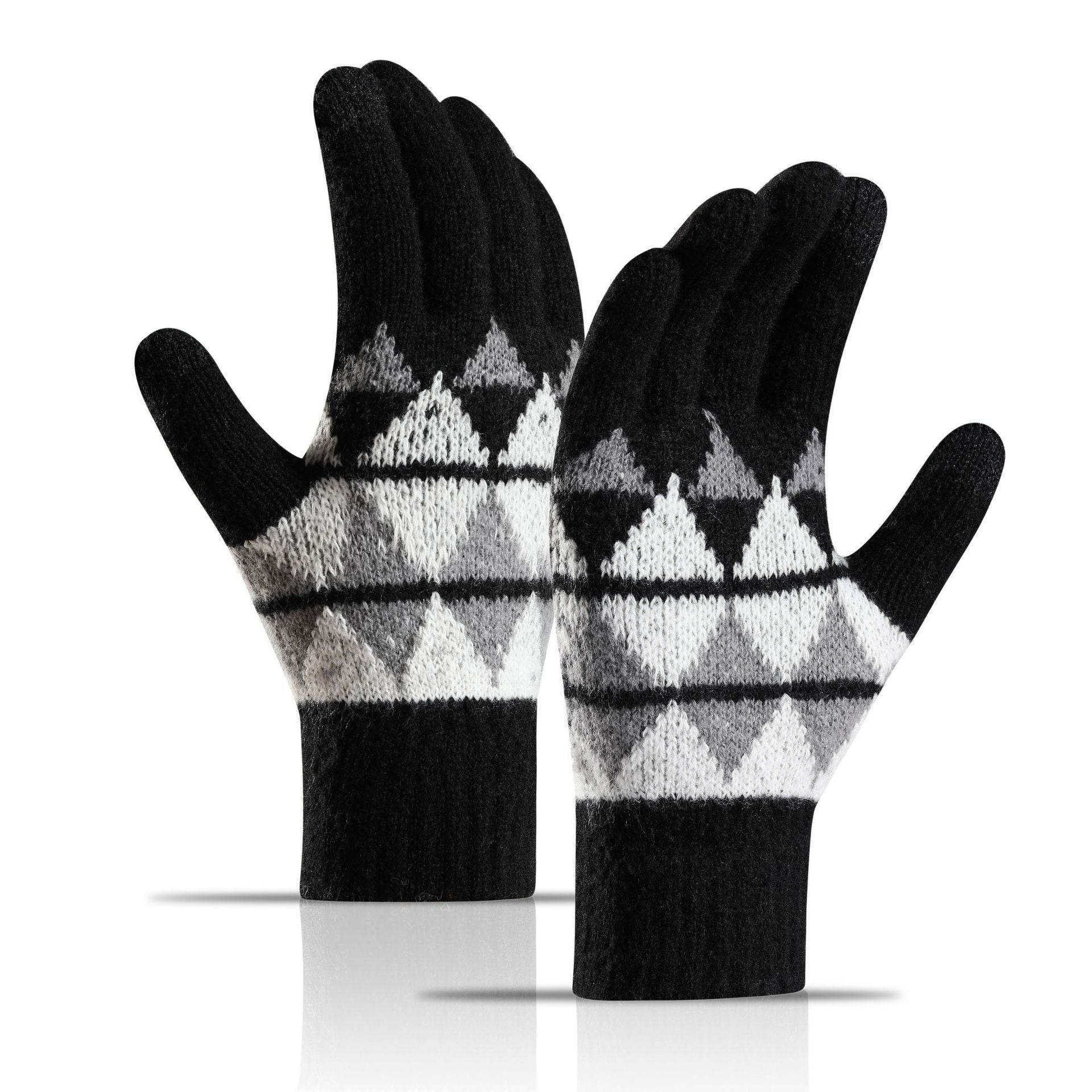 New Knitted Gloves For Men And Women In Autumn And Winter - Mubimart