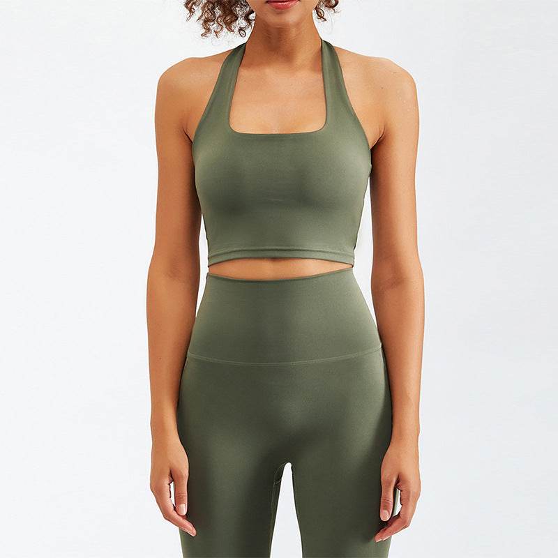 Yoga Top Women's Comfortable Sports Nylon Workout Clothes - Mubimart