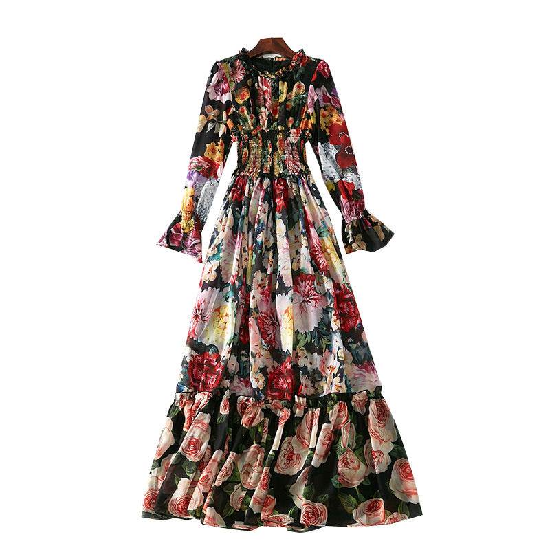 Printed dress maxi - Mubimart