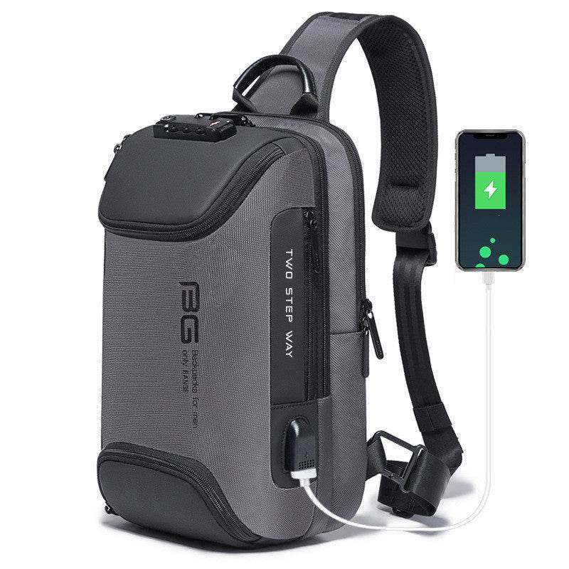 Fanny Pack For Men Waist Chest Bag Sling Bag Mens College - Mubimart