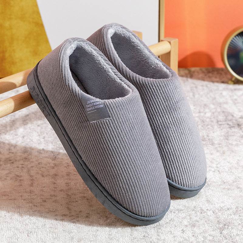 Cozy House Shoes Fuzzy Fluffy Bedroom Slippers Women Winter Warm Shoes - Mubimart