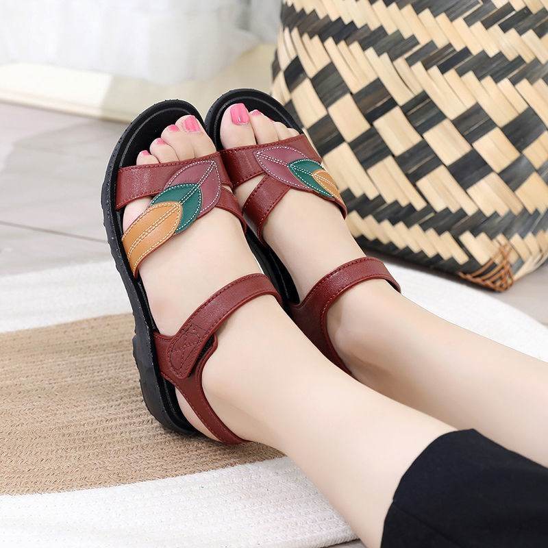 Elderly flat sandals - Mubimart