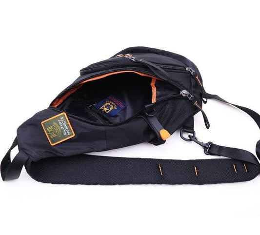 Men Oxford Sling Knapsack Shoulder Messenger Chest Bag Laptop Kettle Travel Assault Single Back Pack Cross Body Trekking Bags - Mubimart