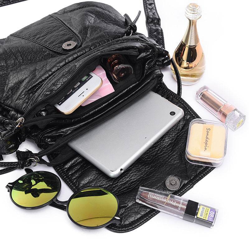 REPRCLA Brand Designer Women Messenger Bags Crossbody Soft PU Leather Shoulder Bag High Quality Fashion Women Bags Handbags - Mubimart