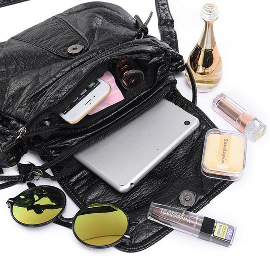 REPRCLA Brand Designer Women Messenger Bags Crossbody Soft PU Leather Shoulder Bag High Quality Fashion Women Bags Handbags - Mubimart