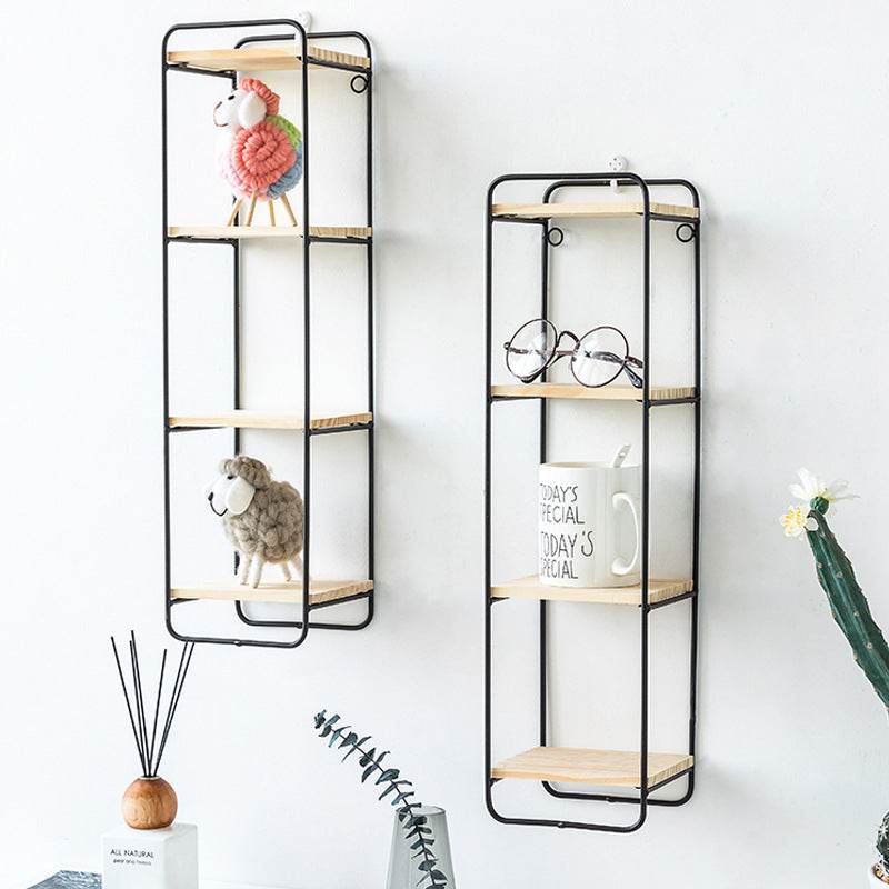Creative Simple Iron Wall Shelf - Mubimart