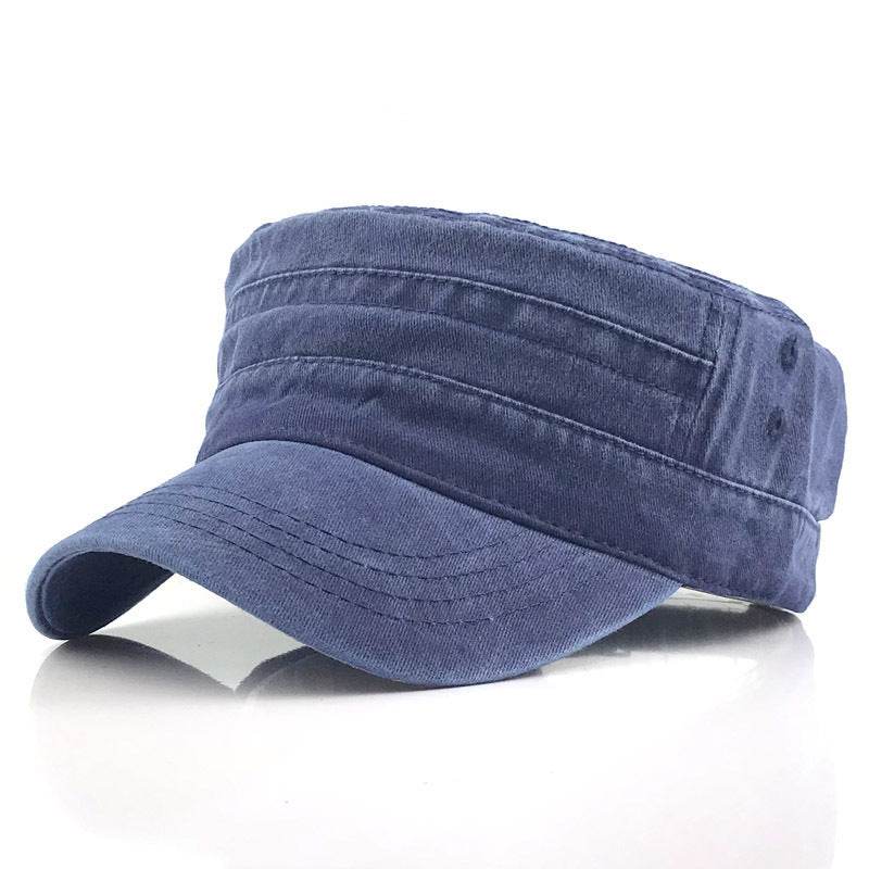 Flat cap male military cap hat - Mubimart