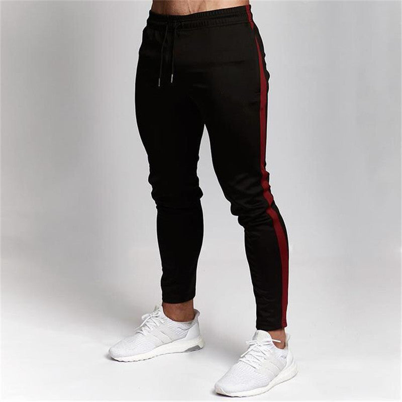 Colorblock casual sweatpants men