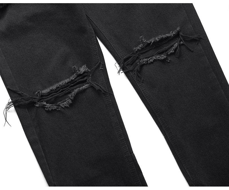 Slim-fit zippered jeans - Mubimart
