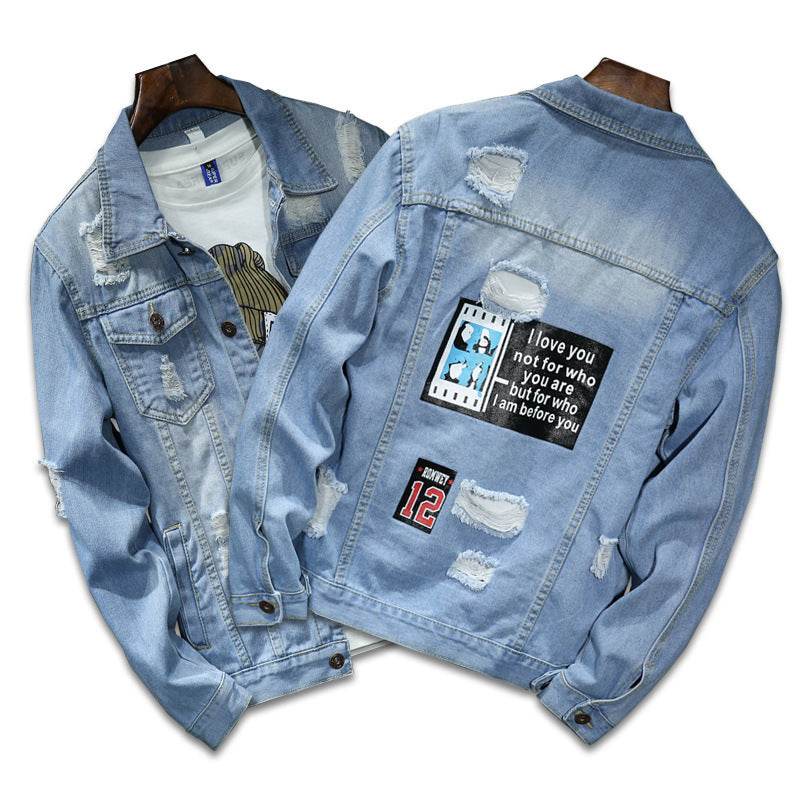 Men's denim jacket - Mubimart