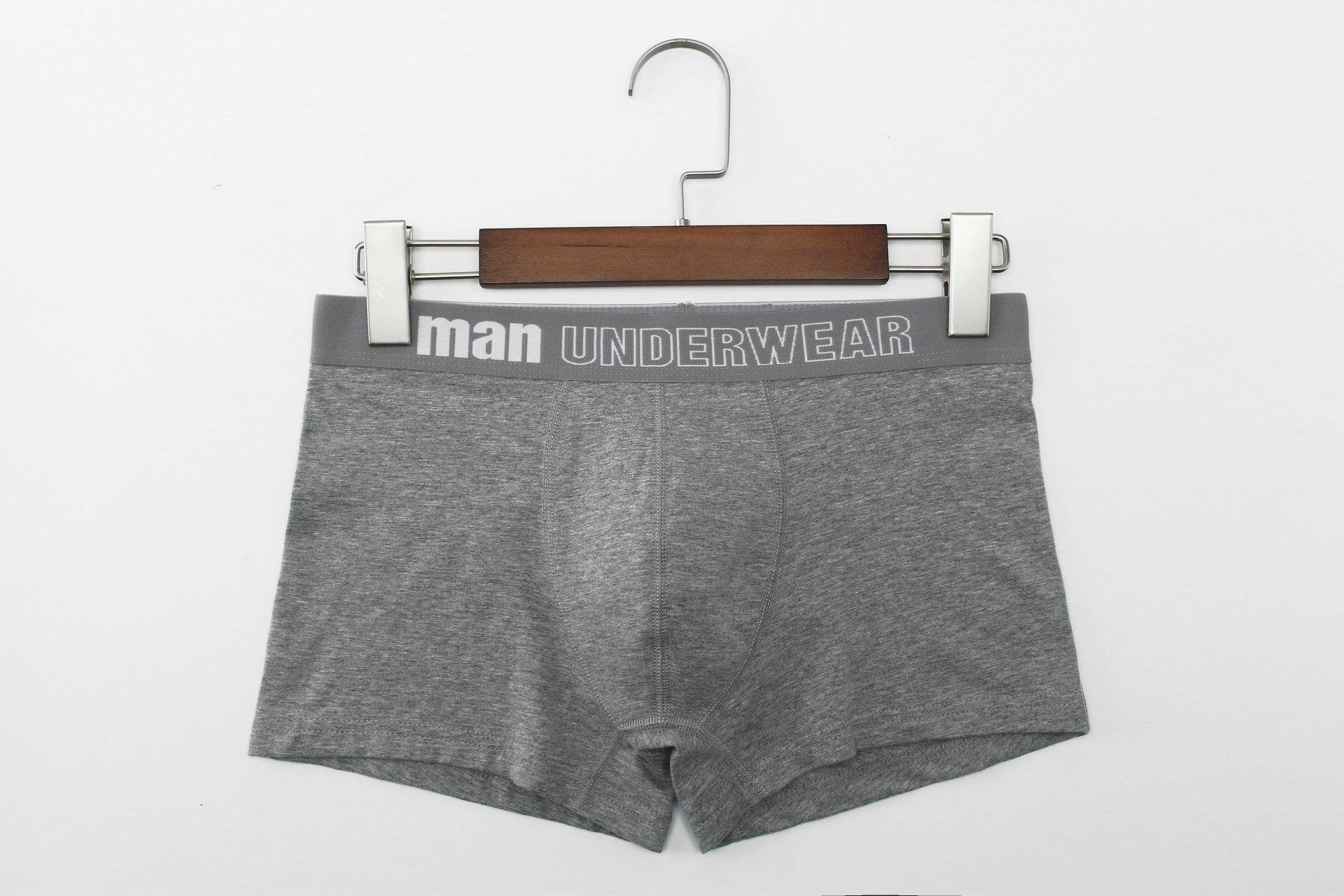 Men's boxer shorts cotton boxer briefs - Mubimart