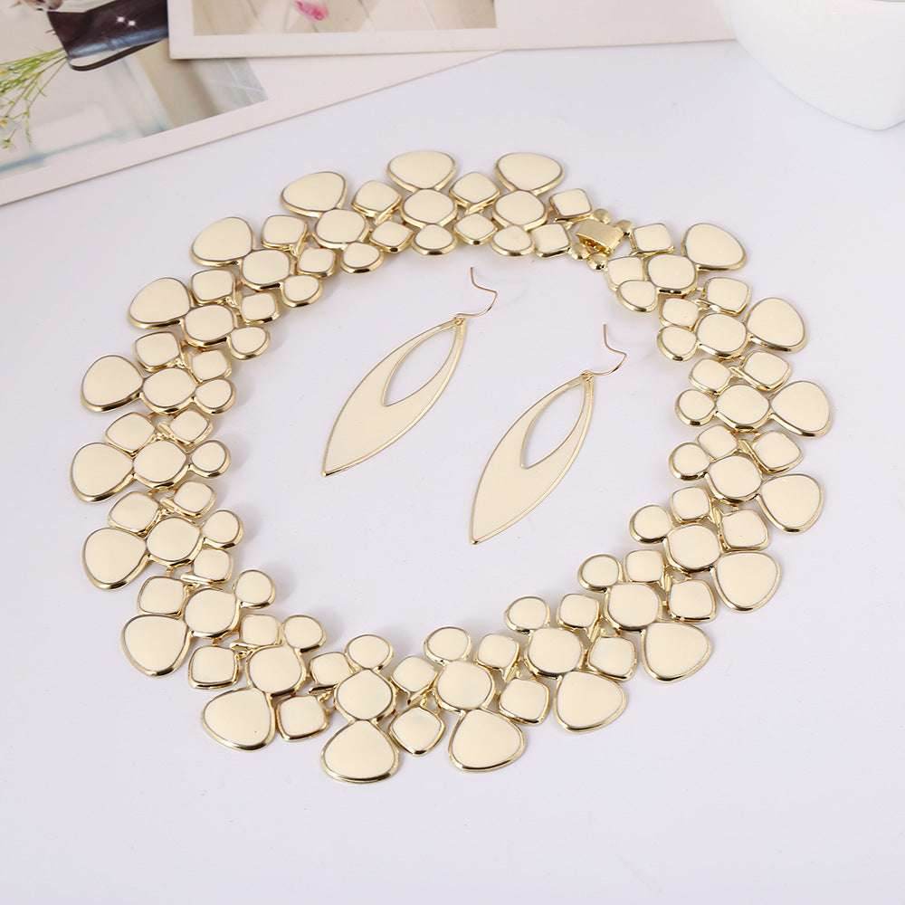 MANILAI Fashion Women Collar Choker Necklaces New Enamel Drop glaze Chunky Alloy Bib Statement Necklaces Maxi Jewelry CE3026 - Mubimart