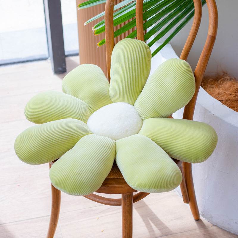 Small Daisy Flower Throw Pillow Cushion Floor Chair Cushion Cushion Office Sedentary Couch - Mubimart