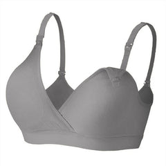 Plus Size Crossover Nursing Bra Front Button - Mubimart -  