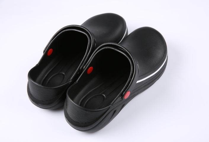 Slip On Resistant Kitchen Shoes Chef Clogs Multifunctional Restaurant Garden Safety Work Medical Shoes For Men Women - Mubimart