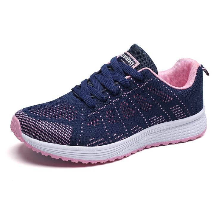 Women Casual Shoes Fashion Breathable Walking Mesh Flat Shoes Woman White Sneakers Women Tenis Feminino Female Shoes - Mubimart