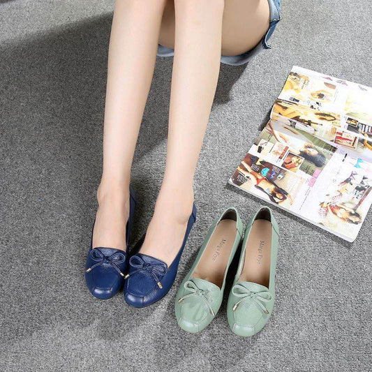 Women's Flat Bottom Comfort Casual Shoes - Mubimart