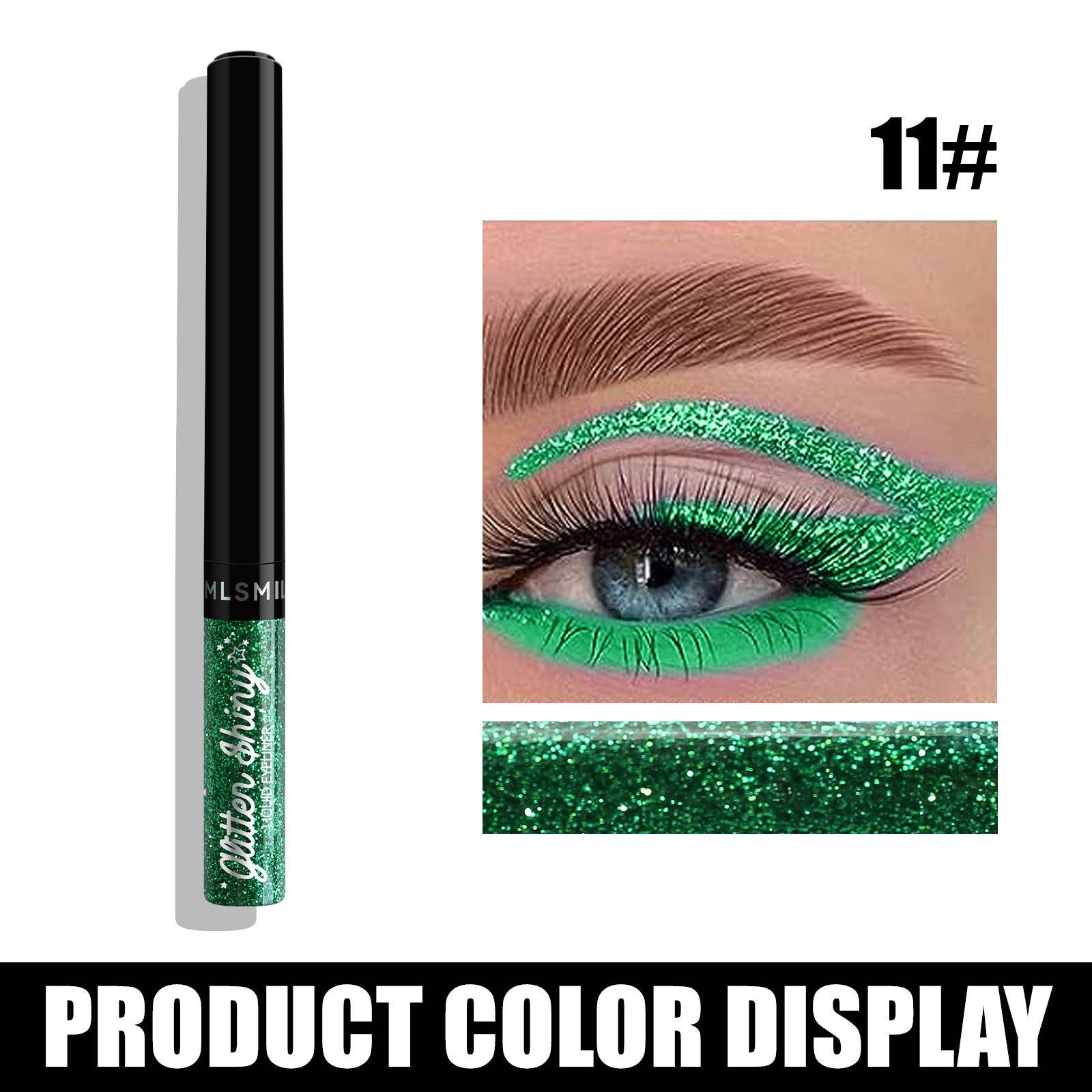 Quick Drying 12 Color Eyeliner Liquid - Mubimart