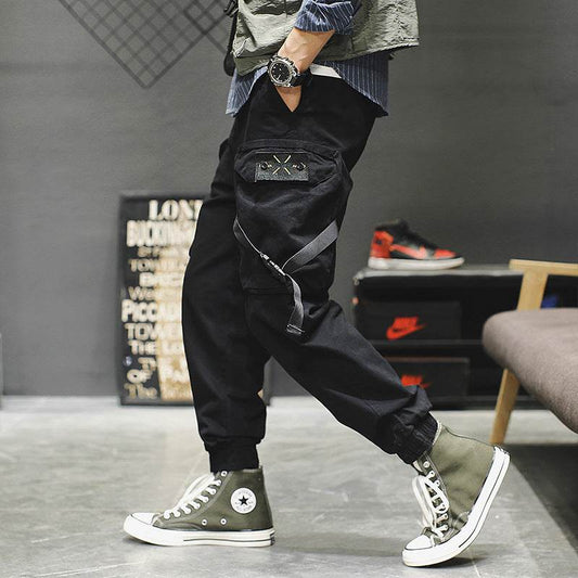 New Casual Pants Men Cotton Cargo Pants - Mubimart