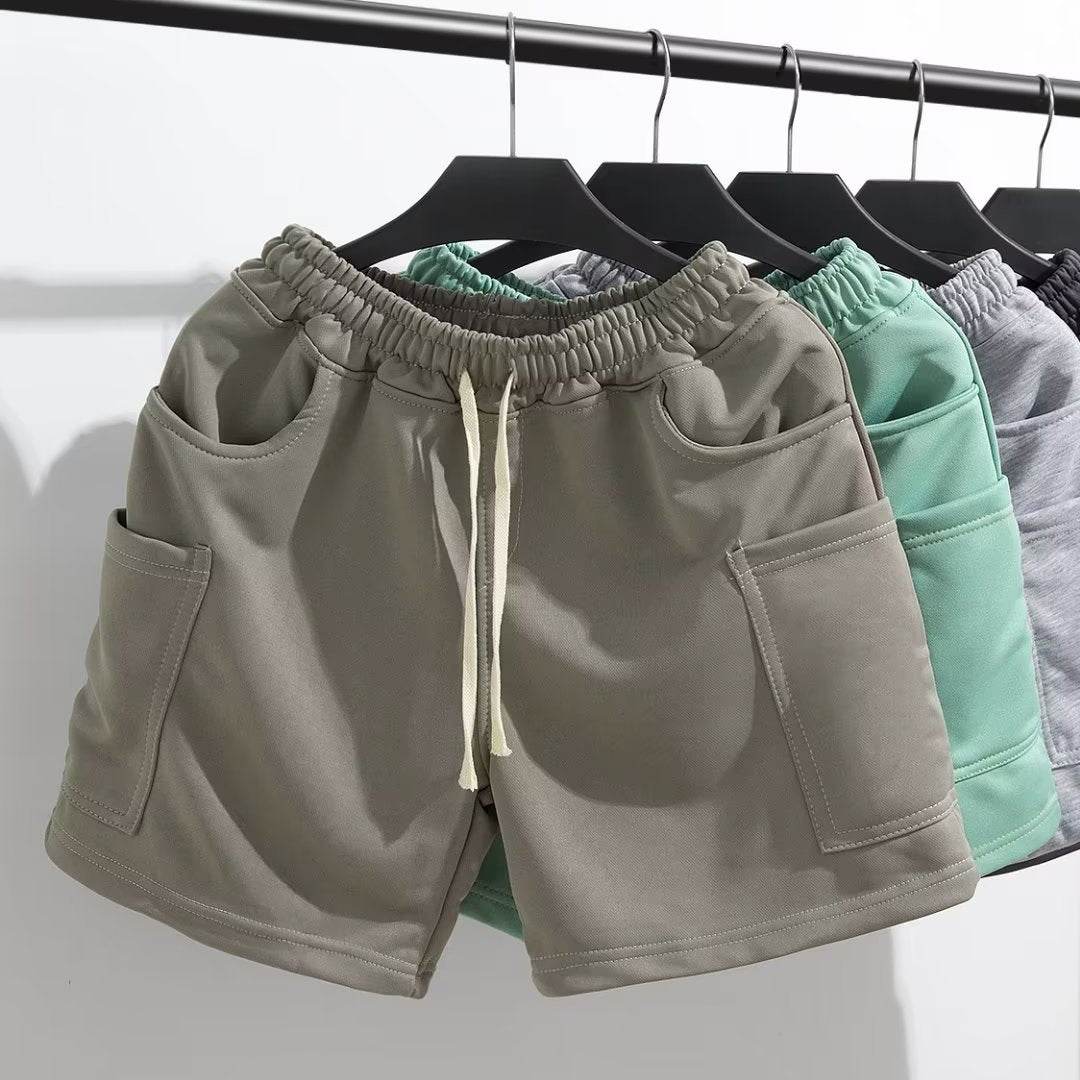 Men's Casual Pants Loose Cargo Shorts - Mubimart