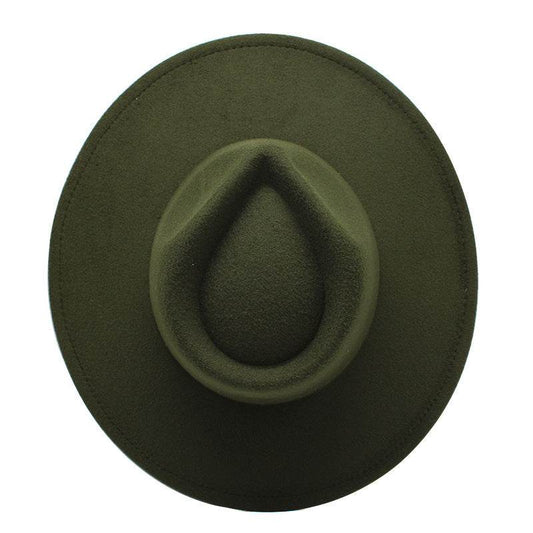 New Woolen Casual Fedora Hat - Mubimart