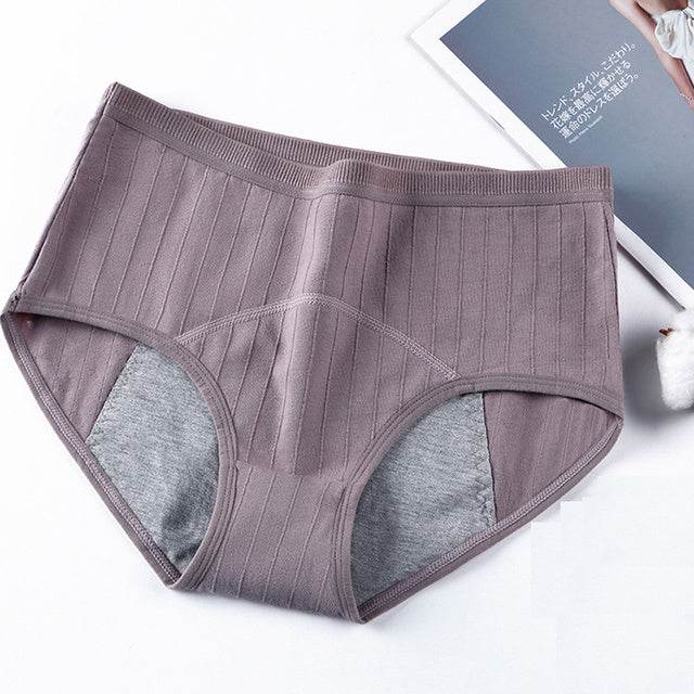 Panties For Menstruation Cotton Menstrual Panties Plus Size - Mubimart
