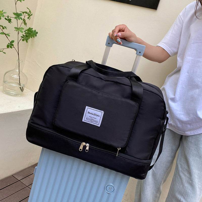 Foldable Travel Duffel Bags Sports Gym Tote Bag Women - Mubimart