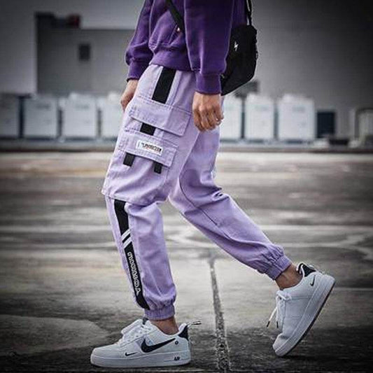 Cargo pants loose feet pants - Mubimart