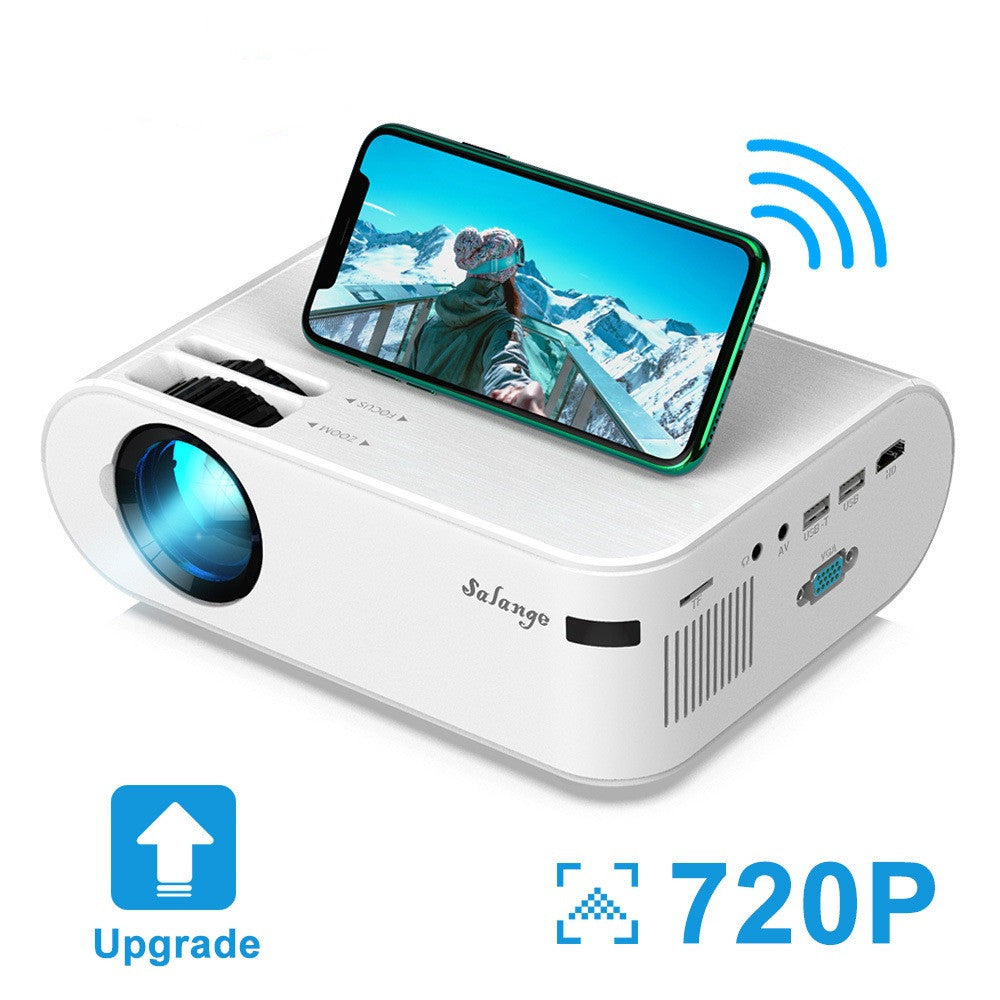 720p Portable Smart Projector Supports Home Use - Mubimart - Projector 