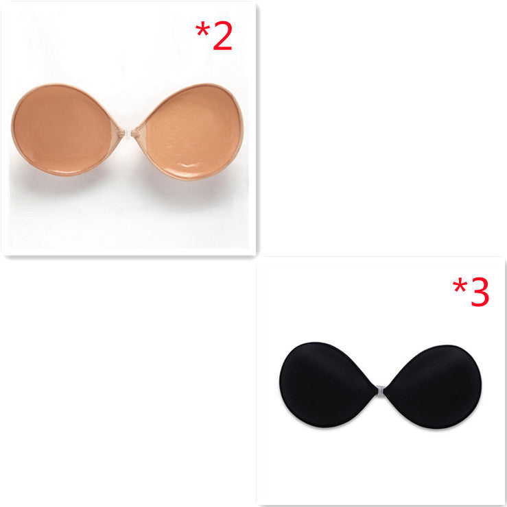 Breathable Seamless Push Up Strapless Invisible One Piece Silicone Bra - Mubimart -  