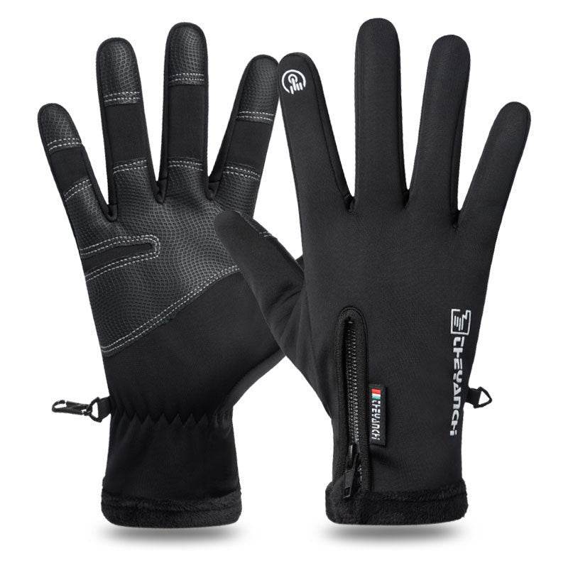 Winter Gloves Touchscreen Non-Slip Unisex Waterproof Windproof Warm Cycling Ski Sports Gloves Women Men - Mubimart